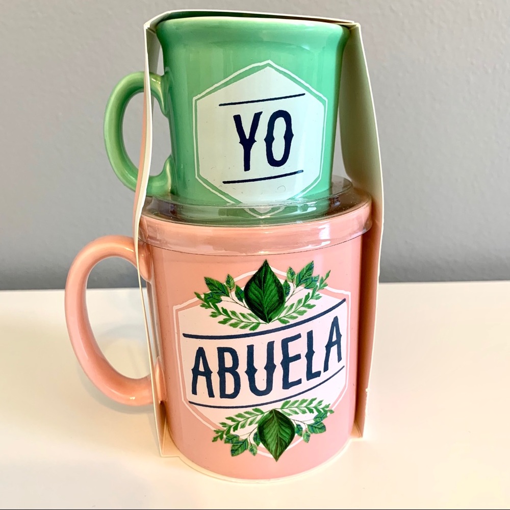 Hallmark Spanish Abuela & Yo Ceramic Mug Set